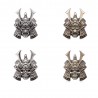 3D premium warrior - car / motorcycle sticker - metal emblem