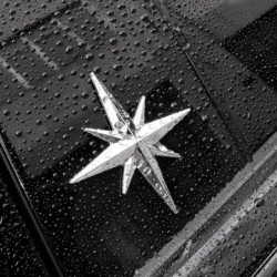 3D star - car / motorcycle sticker - metal emblemStickers