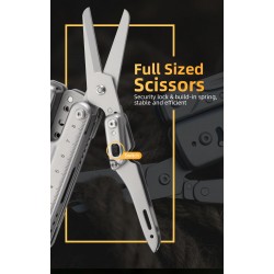 ROXON S802 Phantom - multi tool - pliers / scissors with replaceable knife / wire cutters