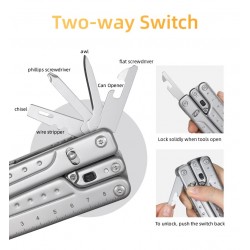 ROXON S802 Phantom - multi tool - pliers / scissors with replaceable knife / wire cutters