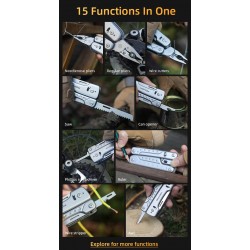 ROXON S802 Phantom - multi tool - pliers / scissors with replaceable knife / wire cutters