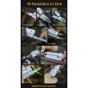 ROXON S802 Phantom - multi tool - pliers / scissors with replaceable knife / wire cutters