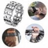 29 in 1 multi tool - stainless steel bracelet - screwdriver / bottle opener / allen wrench