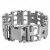 29 in 1 multi tool - stainless steel bracelet - screwdriver / bottle opener / allen wrench