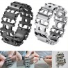 29 in 1 multi tool - stainless steel bracelet - screwdriver / bottle opener / allen wrench