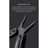 NexTool Black Knight - Ferramenta multifuncional 11 em 1 - alicate dobrável / tesoura / abridor / chaves de fenda