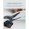 NexTool Black Knight - Ferramenta multifuncional 11 em 1 - alicate dobrável / tesoura / abridor / chaves de fenda