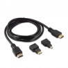 HDMI to mini - micro HDMI cable set 1.5m
