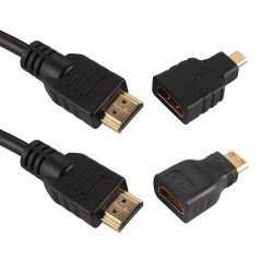 HDMI to mini - micro HDMI cable set 1.5m
