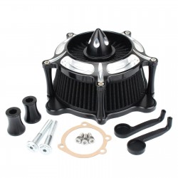Turbine spike - air cleaner - intake filter - CNC - for Harley motorcycles
