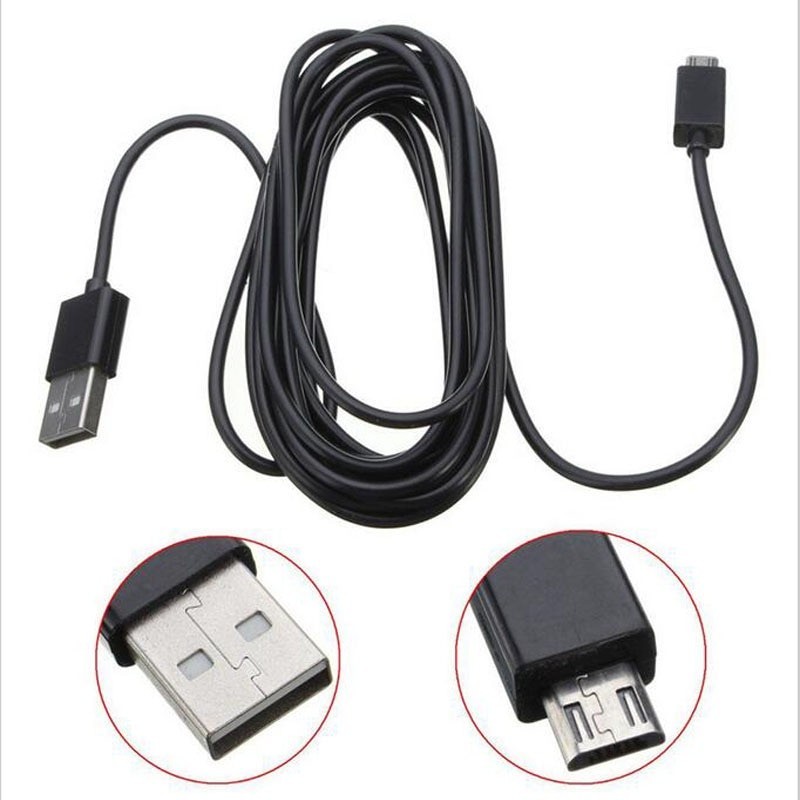 Charging cable - micro USB - for Sony Playstation 4 / Xbox One Controller - 3m