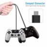 Fast charging cable - data / sync - micro USB / Type-C / ISO - for PS4 / Xbox One Controller - 3m