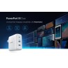 36W - 2-port PIQ 3.0 - type-C - wall charger - with foldable plug