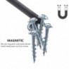 Magnetic alloy drill bits - hex - for electric screwdriver - 1/4" - 50mm / 75mm / 100mm - set - 12 pieces