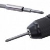 Magnetic alloy drill bits - hex - for electric screwdriver - 1/4" - 50mm / 75mm / 100mm - set - 12 pieces