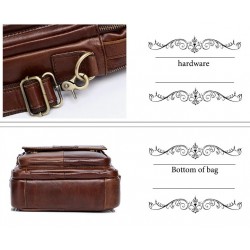 Luxurious crossbody bag - with zippers - genuine leatherBags