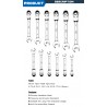 Car multi tool - ratchet wrench set - rotatable - 14 pieces