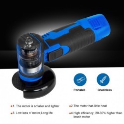Mini angle grinder - brushless - cordless - for polishing / grinding - 2.0mAh - 18500RPM - 12V