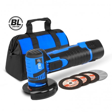 Mini angle grinder - brushless - cordless - for polishing / grinding - 2.0mAh - 18500RPM - 12V