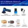 Mini angle grinder - brushless - cordless - for polishing / grinding - 2.0mAh - 18500RPM - 12V