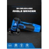 Mini angle grinder - brushless - cordless - for polishing / grinding - 2.0mAh - 18500RPM - 12V