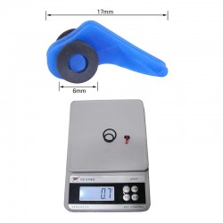 Plastic fishing rod hook - keeper holder lure - 10 pieces