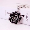 Luxurious crystal rose - keychainKeyrings