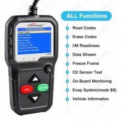 KW680S - car diagnosis - read fault code - scanner - EOBD / OBD2