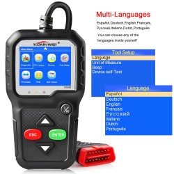 KW680S - car diagnosis - read fault code - scanner - EOBD / OBD2