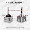Car headlight - LED Canbus bulb - D1S / D2S / D3S / D4S / D2R/ D4R - 90W - 12V - 10000LM - 6000K - 2 piecesLED