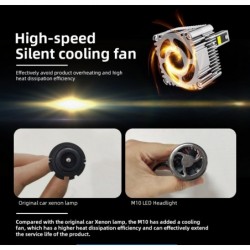 Car headlight - LED Canbus bulb - D1S / D2S / D3S / D4S / D2R/ D4R - 90W - 12V - 10000LM - 6000K - 2 piecesLED