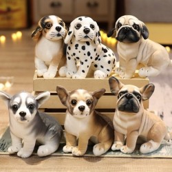 Dog shaped plush toy - Pug / Bulldog / Husky / Chihuahua / puppy - 18cmCuddly toys