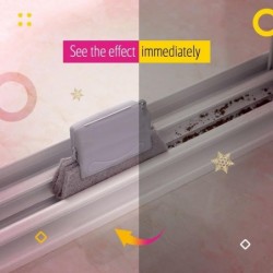 Window groove cleaning brush - for corners / gaps
