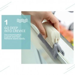 Window groove cleaning brush - for corners / gaps