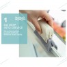Window groove cleaning brush - for corners / gaps