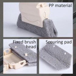 Window groove cleaning brush - for corners / gaps