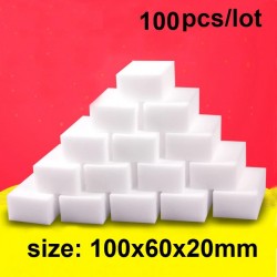 Melamine sponge - for cleaning - for kitchen / bathroom / shoes - 100 pieces