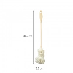 Bottle / glasses cleaning brush - long handle - silicone
