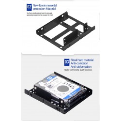 UTHAI G16 - thick - double-layer hard drive bracket - 2.5 to 3.5 inch hard disk Bay