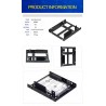UTHAI G16 - thick - double-layer hard drive bracket - 2.5 to 3.5 inch hard disk Bay