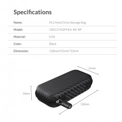 M2PH01 - HDD - hard disk case - storage bag - hard EVA