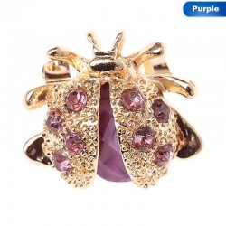 Crystal ladybird - elegant broochBrooches
