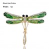 Retro crystal brooch with insects - dragonfly / butterfly / bee / elephant / cats / birds / sea horse