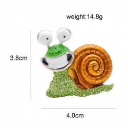 Smiling crystal snail - brooch