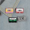90's music tape - vintage enamel pinBrooches