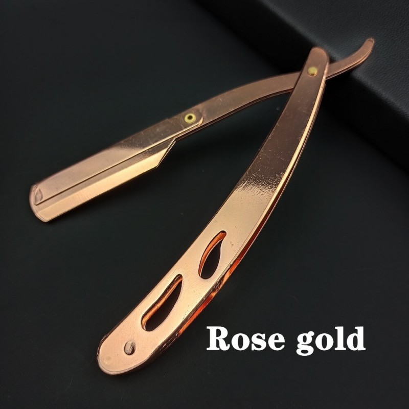 Professional retro shaver - foldable razor - with a bladeShaving