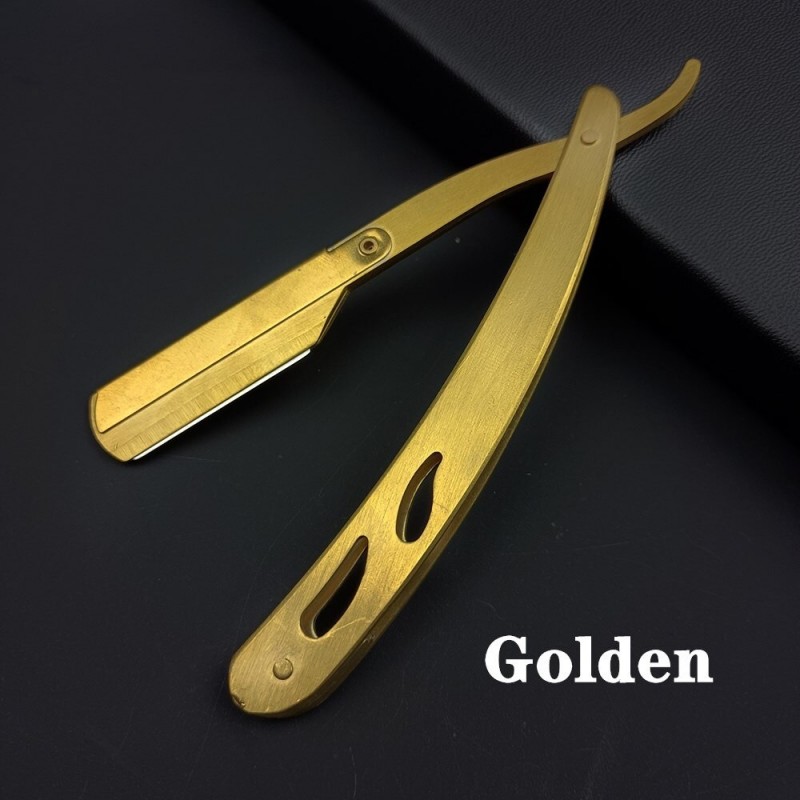 Professional retro shaver - foldable razor - with a bladeShaving