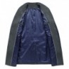 Men's wool coat - long jacket - slim fit