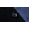 Men's wool coat - long jacket - slim fit