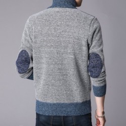 Thick warm sweater - short jacket with zipper - cashmere / wool / fleeceJackets